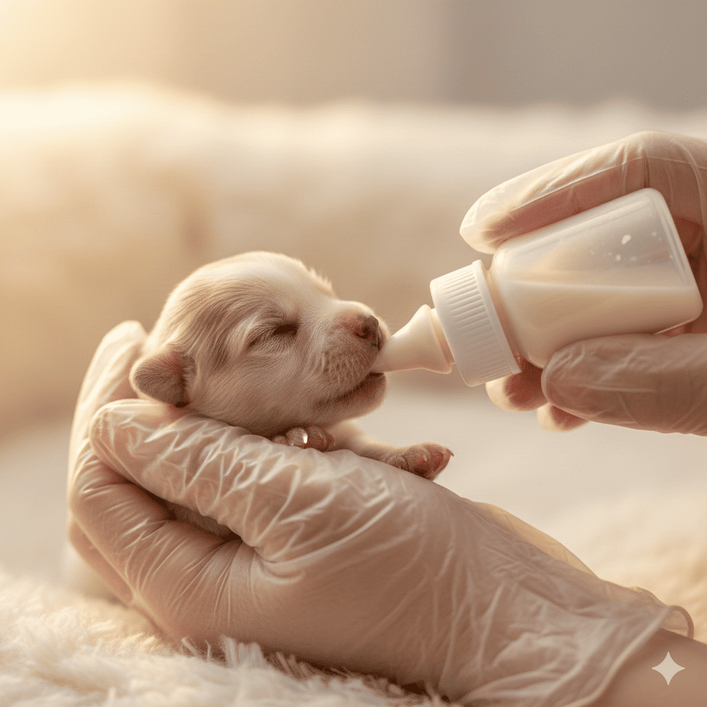 PetLac Puppy Milk Replacer can with nutritional facts panel clearly visible